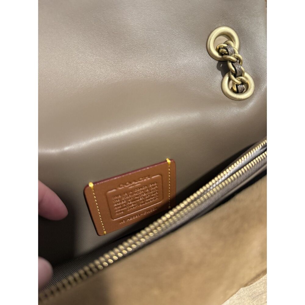Coach Tabby 26 Suede Shoulder Bag Cedar - Picture 4 of 7